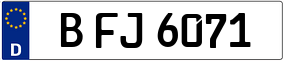 Truck License Plate